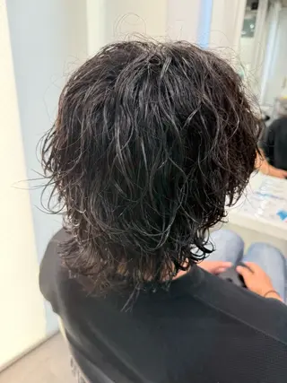 ミディアム パーマ 【fifth】 小林直弥のヘアスタイル