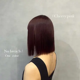 ミディアム Mirai/ 艶カラー/暖色カラーのヘアスタイル