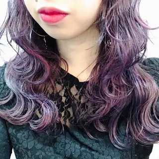 ミディアム カラー 透明感韓国ヘア♡ みつきのヘアスタイル