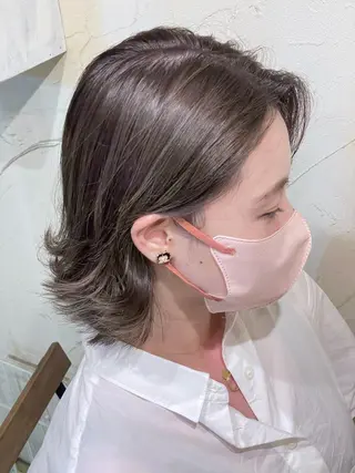 ミディアム カラー メンズ特化/パーマ指 名No.1/百瀬太郎のヘアスタイル