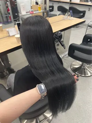 ロング カラー NAMI🤎ブラウン &ミルクティー🤍のヘアスタイル