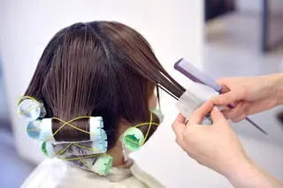 パーマ 南草津美容室デザインスペースアース所属・南草津ヘナカラー＆ ストレート★YUMIのヘアスタイル