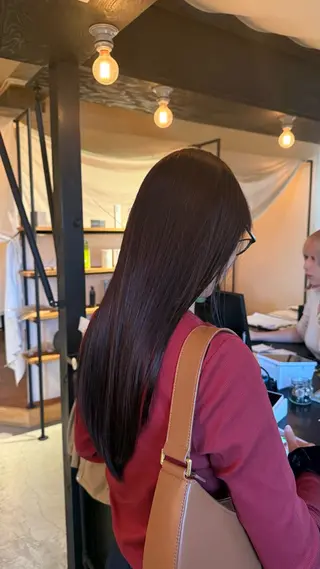 ロング カラー 原田 翠のヘアスタイル