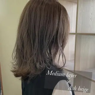 ミディアム カラー 髪質改善とカラー特化 ✨Terraceのヘアスタイル