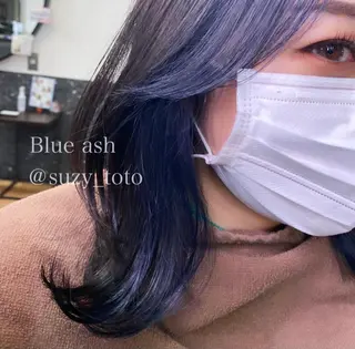 カラー レイヤー/顔周り 田山　穂波のヘアスタイル