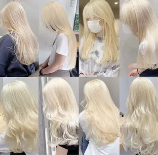 ロング カラー LOWRL渋谷所属・✨LOWRL渋谷✨ しゅけ／ハイトーンのヘアスタイル