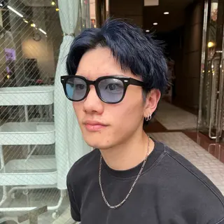 カラー メンズ フェザーパーマ🌙 毛流れ yuzukiのヘアスタイル