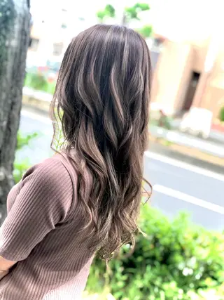 ロング カラー ヘアアレンジ ✨最強美容師✨ 💙にっしー西村💙のヘアスタイル