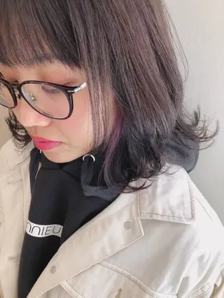 ミディアム 似合わせ.ﾍｱｾｯﾄ 得意🌹井上美沙のヘアスタイル