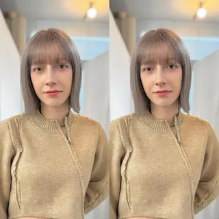 ショート カラー 🌻名古屋🌻 🫧ハイトーン🫧のヘアスタイル