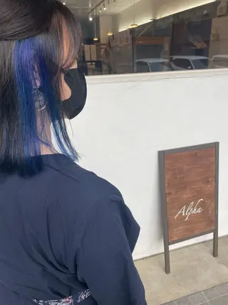 ミディアム 正分 真美のヘアスタイル