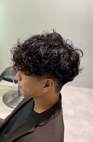 パーマ メンズ earth元住吉店所属・メンズ特化 HARUTOのヘアスタイル