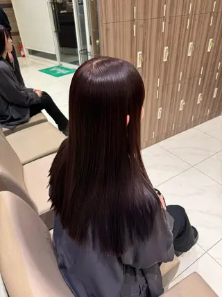 ロング カラー 🕯コバ/レイヤー/ 透明感/縮毛🕯のヘアスタイル