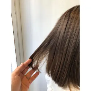 ミディアム カラー パーソナルカラー診断 できます　木曽　主博のヘアスタイル