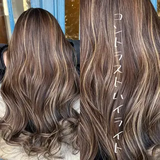 セミロング カラー 小嶋 秀明/ 本物の髪質改善⭐️のヘアスタイル