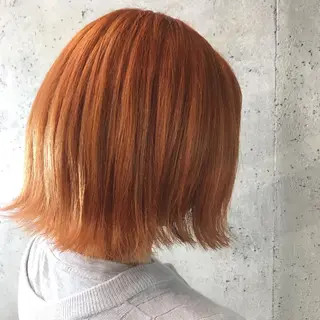 ミディアム カラー にった みずきのヘアスタイル