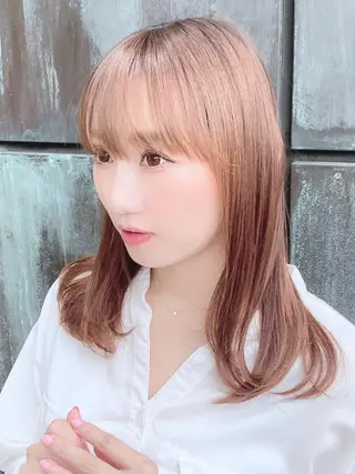 セミロング 名古屋栄の髪質改善 トリートメント/清田のヘアスタイル