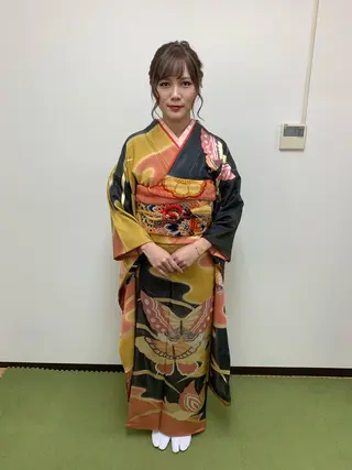 ロング Delight ヘアメイク着付けのヘアスタイル