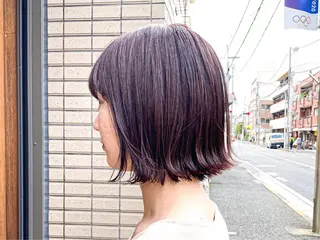 ショート カラー パーマ ヘアアレンジ sōko   Hair&Nail Salon所属・透明感カラー 🌛 mayuのヘアスタイル