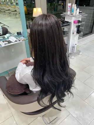 ロング カラー N°+aero 😊れいか😊のヘアスタイル