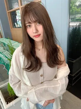ロング カラー 韓国ヘア特化型美容師 カワノマイ🇰🇷のヘアスタイル