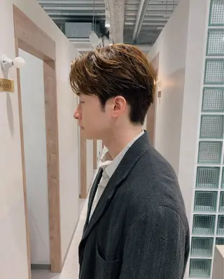 パーマ メンズ メンズパーマ/メンズ カット　田中気理真のヘアスタイル