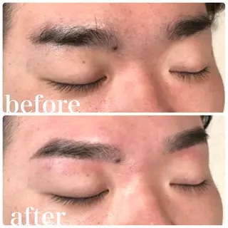 カラー パーマ メンズ アイブロウ ar+ hair salon所属・眉毛専門店✨ar+ 新宿 NARUMIの眉毛・アイブロウイメージ