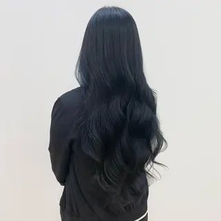 ロング カラー ヘアアレンジ キヨミ 韓国レイヤーカットのヘアスタイル