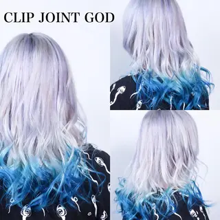 セミロング カラー 今泉 周のヘアスタイル