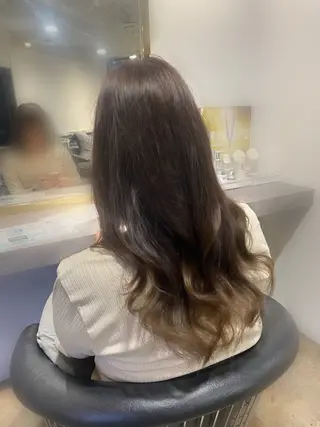 セミロング カラー 無料カラーモデル 🎀リコ🎀のヘアスタイル