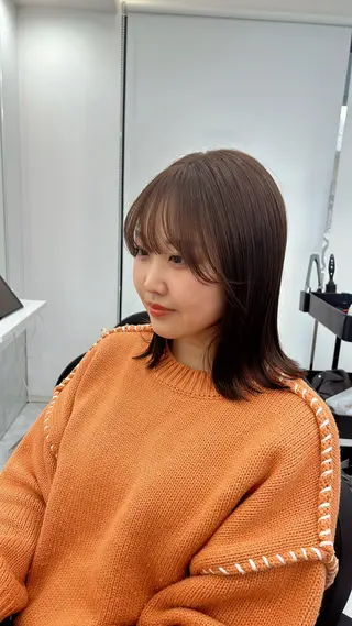 ミディアム F.所属・miku 🍑髪質改善サロンのヘアスタイル