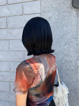 ミディアム ROCAReTA FOR HAIR 千本丸太町店所属・なかがきはな/ボブ/ レイヤー/パーマのヘアスタイル