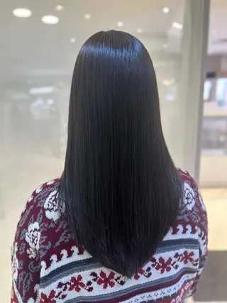 ロング カラー 艶質改善/縮毛矯正 ササキナツミのヘアスタイル