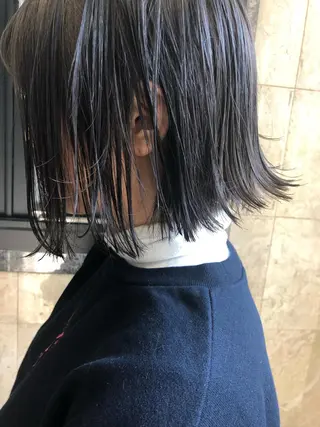 ショート カラー パーマ ヘアアレンジ メンズ TOMO GEEKS代表のヘアスタイル