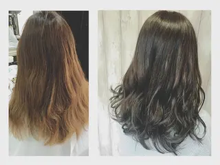 ロング カラー boutique misakiのヘアスタイル