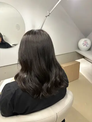 ミディアム Hair salon BOB所属・🎀︎maho/暖色 /透明感カラー‎🤍のヘアスタイル
