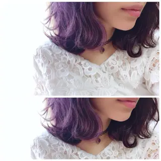 ミディアム カラー お気に入り数2.2万 🏆SHO🏆のヘアスタイル