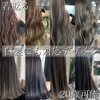 ミディアム カラー ヘアアレンジ 久米 治仁のヘアスタイル