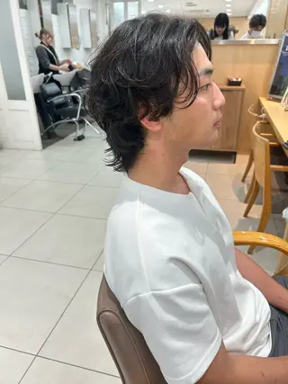 パーマ メンズ 大川 綾乃のヘアスタイル