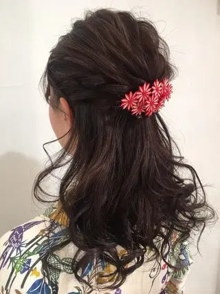 ヘアアレンジ 乳井 悠香のヘアスタイル