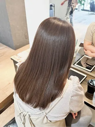 ロング MIyu/ナチュラル カラー/茅ヶ崎のヘアスタイル