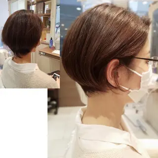 ショート 村岡【店長】 【骨格矯正ショート】のヘアスタイル