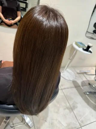ロング カラー cue所属・mayu/カラー /縮毛矯正/ブリーチのヘアスタイル