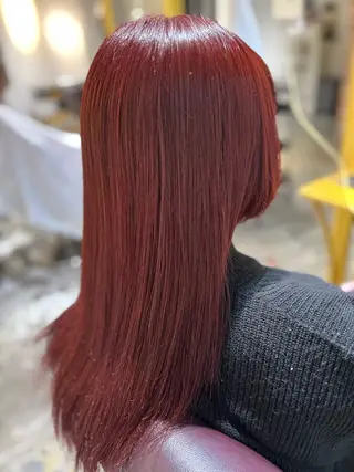 ロング カラー 縮毛矯正／髪質改善 🌟mizukiのヘアスタイル