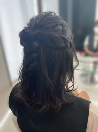 ミディアム カラー ヘアアレンジ KANGOLSALON 富山セントラル所属・松井 亜美のヘアスタイル