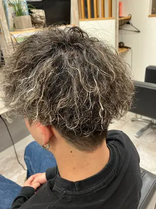 パーマ メンズ メンズ特化/パーマ/ フェードWATARUのヘアスタイル