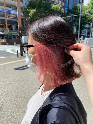 ミディアム 髪質改善/ TECHIのヘアスタイル