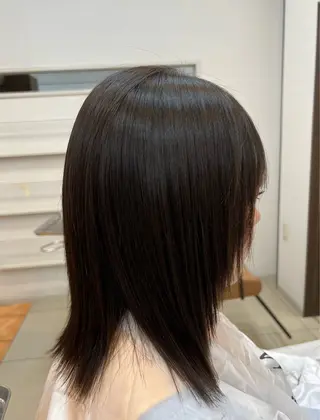 ミディアム 森本 翔大のヘアスタイル