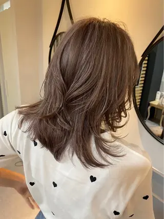 ミディアム 片山 朝陽のヘアスタイル