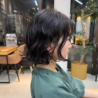 ショート パーマ ボブ/ショート/ shinのヘアスタイル